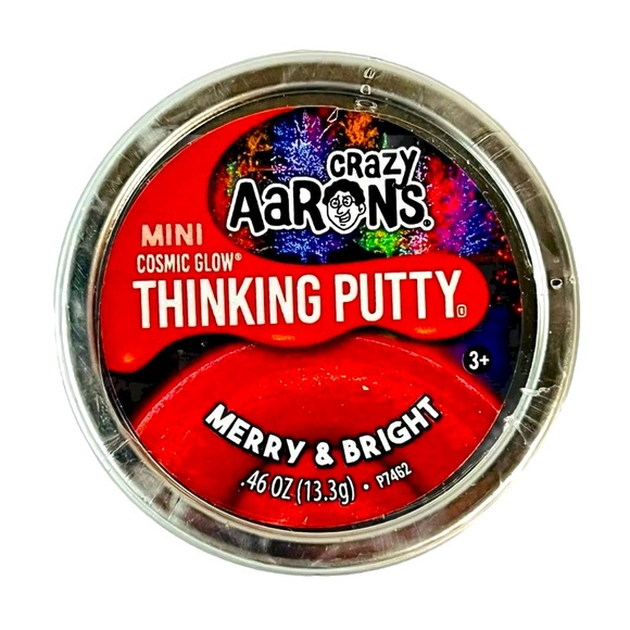 Crazy Aarons Mini Cosmic Glow Thinking Putty 0.46oz Tin 3 Pack Bundle New Sealed - Picture 2 of 7